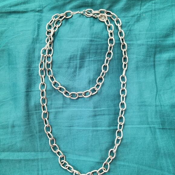 Coconut Shell and Silver Mialisia Necklace - Picture 3 of 5